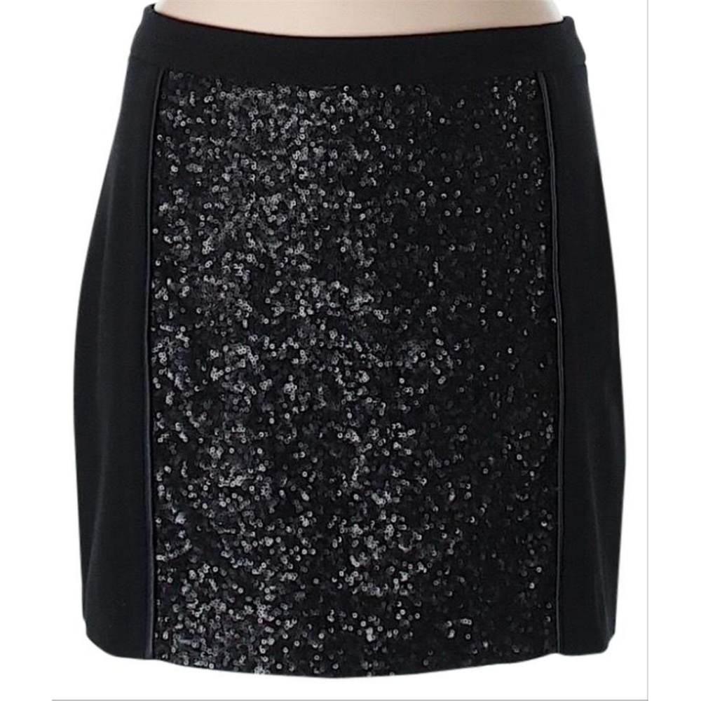 Kensie Black Sequin Skirt Size 8